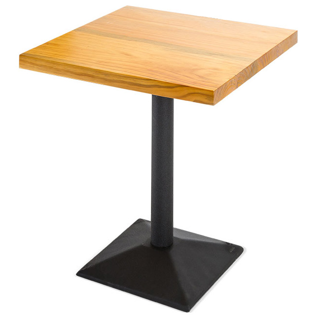 Custom order & ready to ship metal dinning table with solid wood top, sizes and colors defined by you 