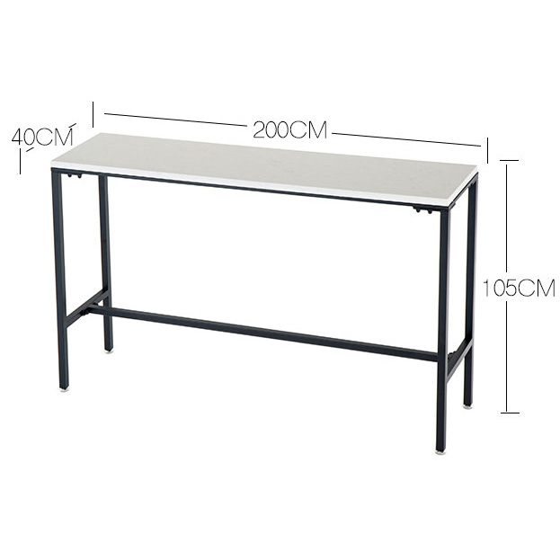 Custom order &ready to ship industrial metal bar table with kinds of combination, sizes & colors & logos defined by you