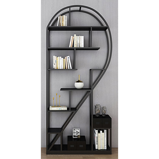 Metal  book shelf, corner shelf, display shelf 